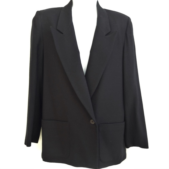 Lloyd Williams Jackets & Blazers - Lloyd Williams Blazer Pure Wool Vintage 11 12 Blac